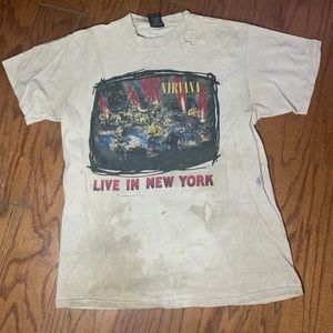 90s NIRVANA VINTAGE TSHIRT GRUNGE SKATEBOARD XL